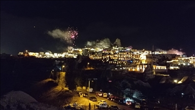 آغاز سال 2025 در کاپادوکیا با حضور گسترده گردشگران