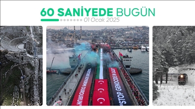 60 saniyede bugün (01 Ocak 2025)