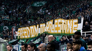 2 fans unfurled Palestinian flag during basketball match in France banned from matches for 1 year