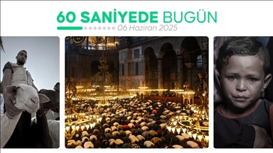 60 saniyede bugün (06 Haziran 2025)