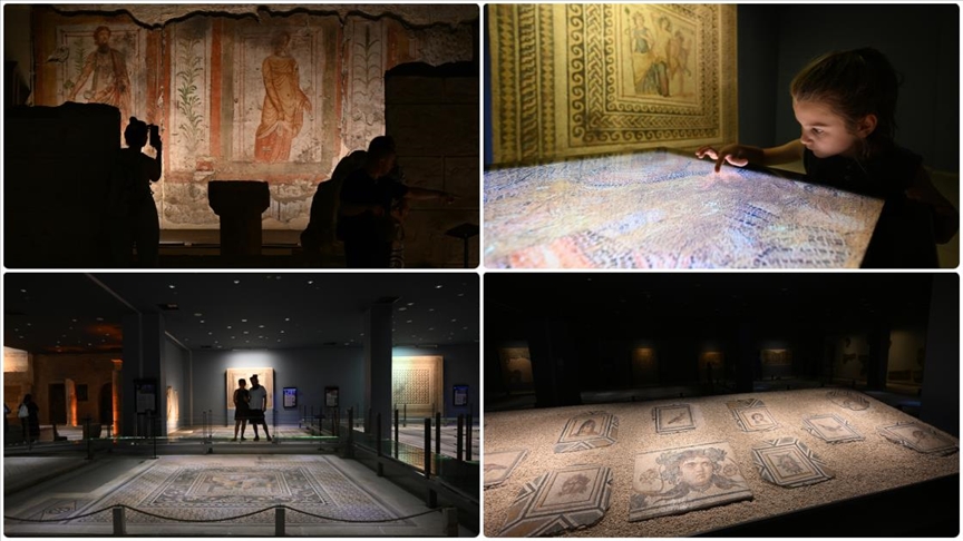 おみつさま Zeugma Mozaik Müzesi'ni bayramda 15 bin 600 kişi ziyaret etti