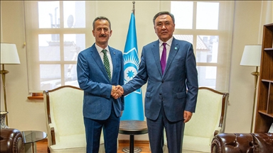 SSB Başkanı Görgün, Türk Devletleri Teşkilatı Genel Sekreteri Ömüraliyev ile bir araya geldi 