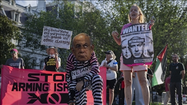 В США протестуют против визита Нетаньяху