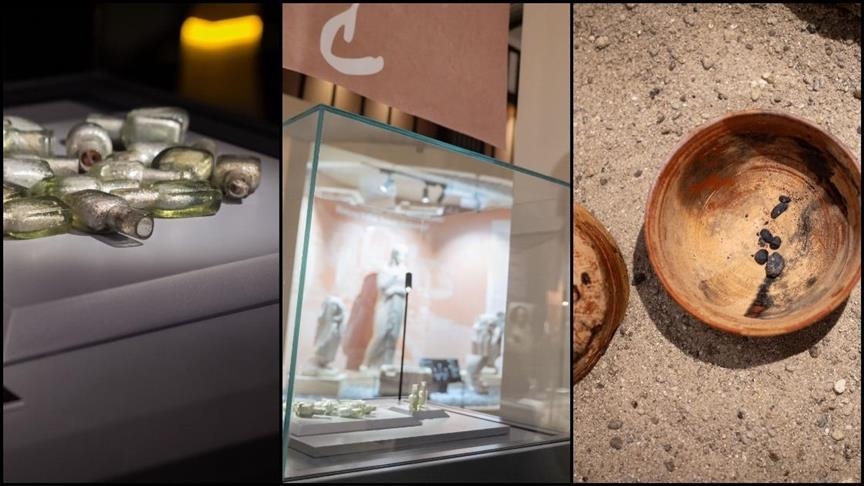 В Турции обнаружены стеклянные флаконы для духов, датируемые 1000-1100 годами назад