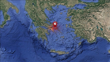 В Эгейском море произошло землетрясение магнитудой  5,1