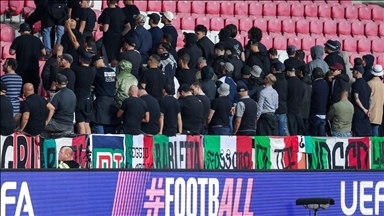 قدم.. مشجعو إيطاليا يديرون ظهورهم أثناء عزف النشيد الإسرائيلي