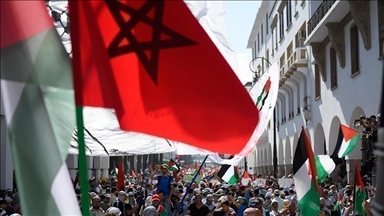 آلاف المغاربة يحتفلون باتفاق وقف إطلاق النار في غزة