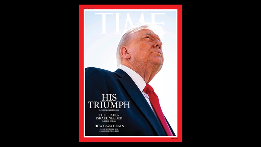 ABD Başkanı Trump, kendisini kapağa taşıyan Time dergisinin saçını