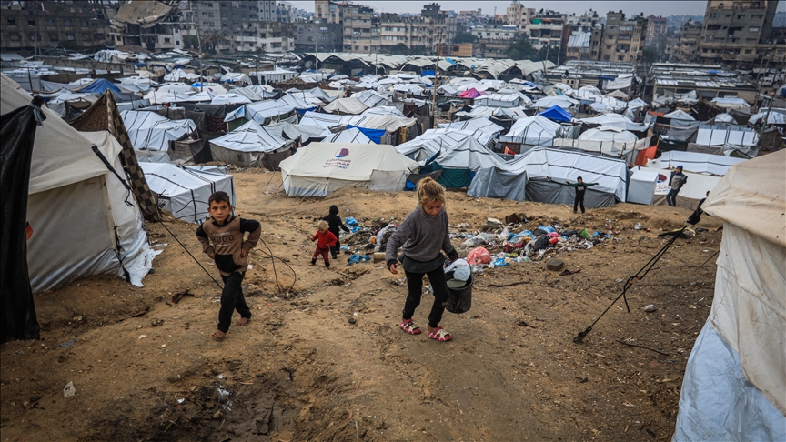 الهجرة الدولية: العاصفة "بايرون" تهدد قرابة 795 ألف نازح بغزة