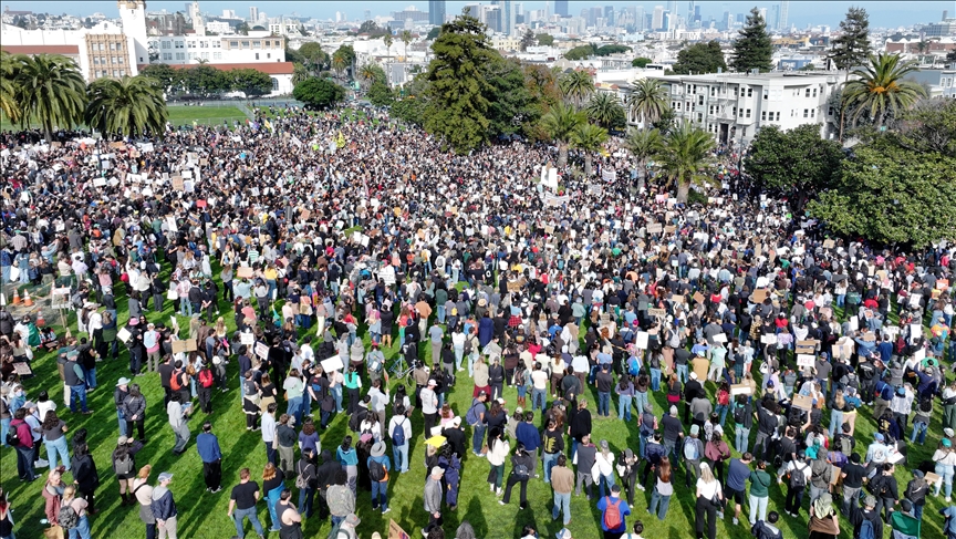 Mass protests held across US against federal immigration agency as ...