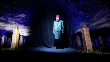 Türkiye turnesindeki "Firavunla Yüz Yüze" tiyatro oyunu, Nevşehir'de sahnelendi