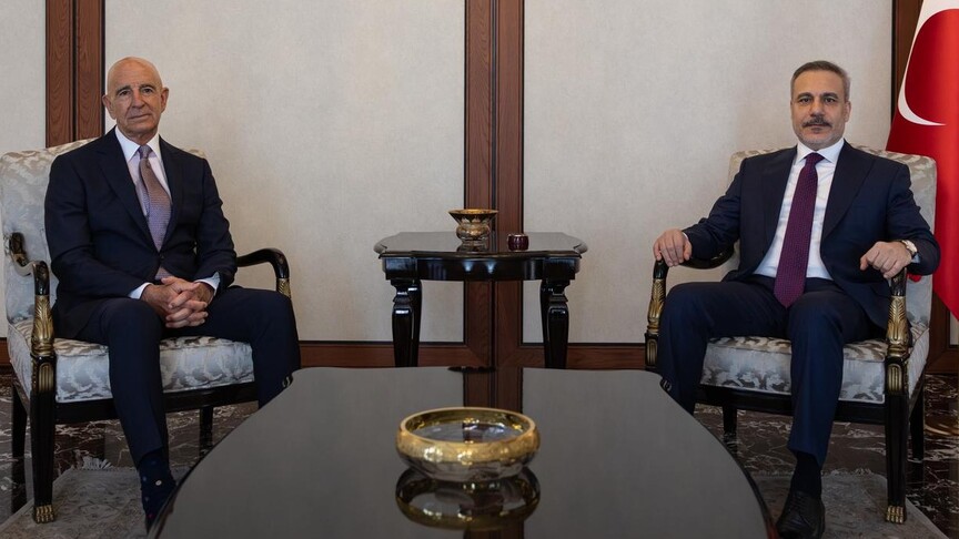 Dışişleri Bakanı Fidan, ABD'nin Ankara Büyükelçisi Barrack'ı kabul etti