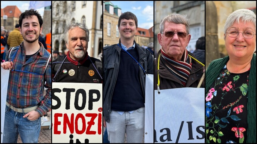 İsrail'e yapılan silah ihracatını eleştiren Almanlar, Filistin'in yaşadıklarından ülkelerini sorumlu tuttu