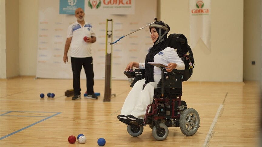 Bocciada şampiyonluklarıyla adından söz ettiren SMA'lı Alyurt, gözünü 2028 Paralimpik Oyunları'na dikti