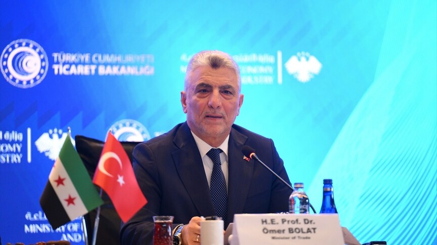 Bakan Bolat: Suriye ile ikili ticaretimizi 10 milyar dolara ulaştıracak her türlü çözüm ve mekanizmaları ele aldık