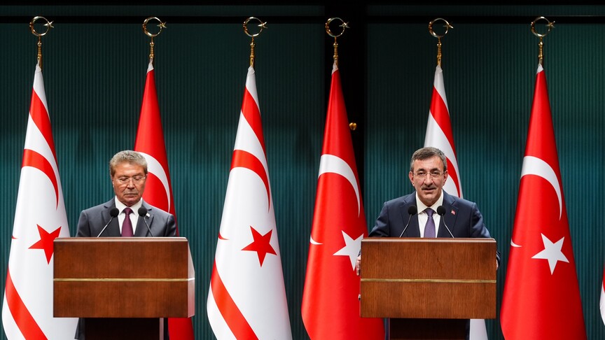 Cumhurbaşkanı Yardımcısı Yılmaz: Türkiye var oldukça Kıbrıs Türkü kardeşlerimiz güven içinde yaşayacak