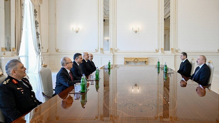 Azerbaycan Cumhurbaşkanı Aliyev, İçişleri Bakanı Çiftçi'yi kabul etti