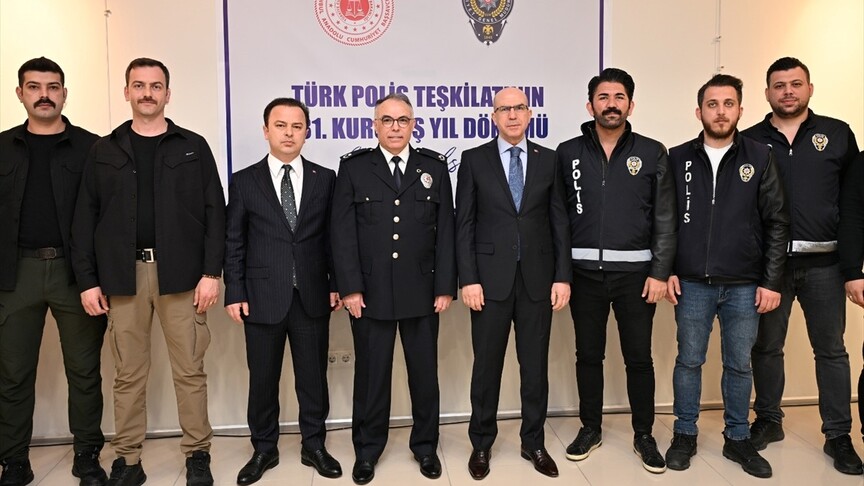 İstanbul Anadolu Adliyesi'nde Polis Haftası kutlandı