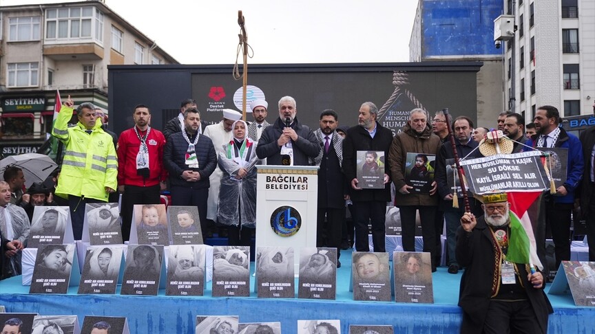 Filistin'e Destek Platformunca İsrail'in Filistinli esirlere yönelik "idam yasası" protesto edildi