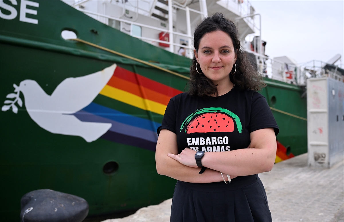 Greenpeace “Gazze’deki soykırımı durdurmak için” ilk kez Küresel Sumud Filosu’na katıldı