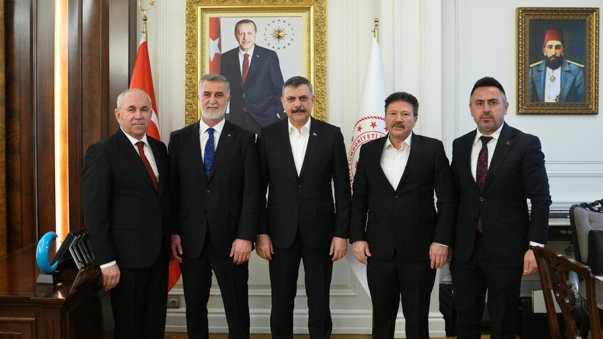 İçişleri Bakanı Çiftçi, TŞOF heyetini kabul etti