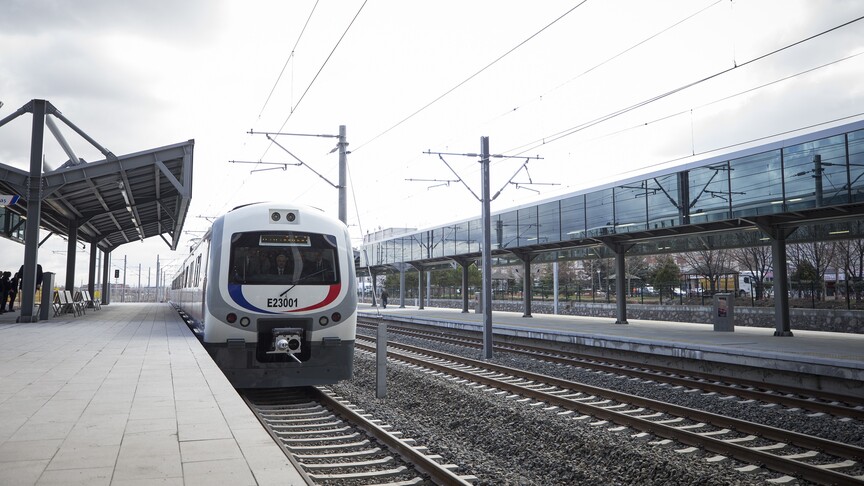 Başkentray 8 yılda 140 milyondan fazla yolcuya hizmet verdi