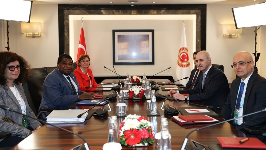 TBMM Başkanı Kurtulmuş, PAB Genel Sekreteri Chungong ve Genel Kurul Sekreteri Jabre ile görüştü