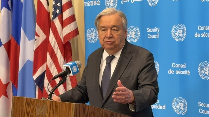 BM Genel Sekreteri Guterres, Orta Doğu'da müzakerelere devam edilmesi çağrısı yaptı