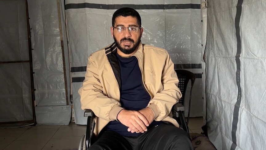 İsrail hapishanelerinde bir bacağını kaybeden Filistinli Safedi: Hapisten çıktığımda oğlumun şehit olduğunu öğrendim