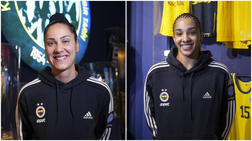 Fenerbahçeli basketbolcular Nikolina Milic ile Gabby Williams'ın hedefi Avrupa'nın "bir numaralı" kupası