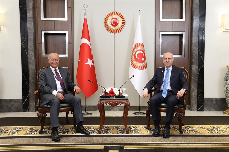TBMM Başkanı Kurtulmuş BM Yüksek Komiseri ile görüştü
