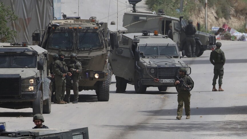 İsrail askerlerinin Batı Şeria'daki saldırısında bir Filistinli yaralandı