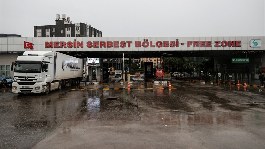 Mersin Serbest Bölgesi'nin 3 aylık ticaret hacmi 943 milyon dolar oldu