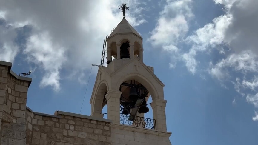 Filistinli Hristiyanlar, İsrail askerinin İsa heykelini kırmasını "kışkırtıcı" olarak niteleyip tepki gösterdi
