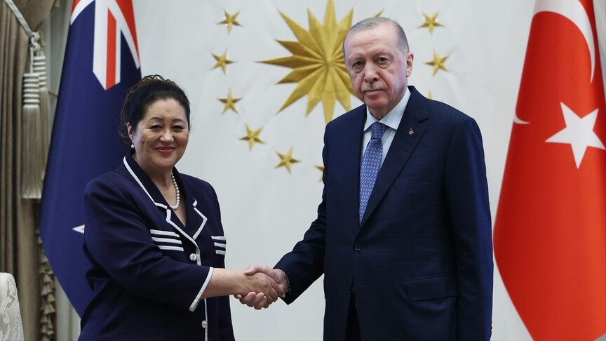 Cumhurbaşkanı Erdoğan, Yeni Zelanda Genel Valisi Kiro'yu kabul etti