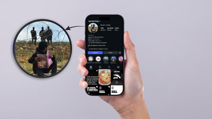 NBA oyuncusu Irving, İsrail askerlerinin okula gitmesini engellediği Filistinli çocuğu profil fotoğrafı yaptı