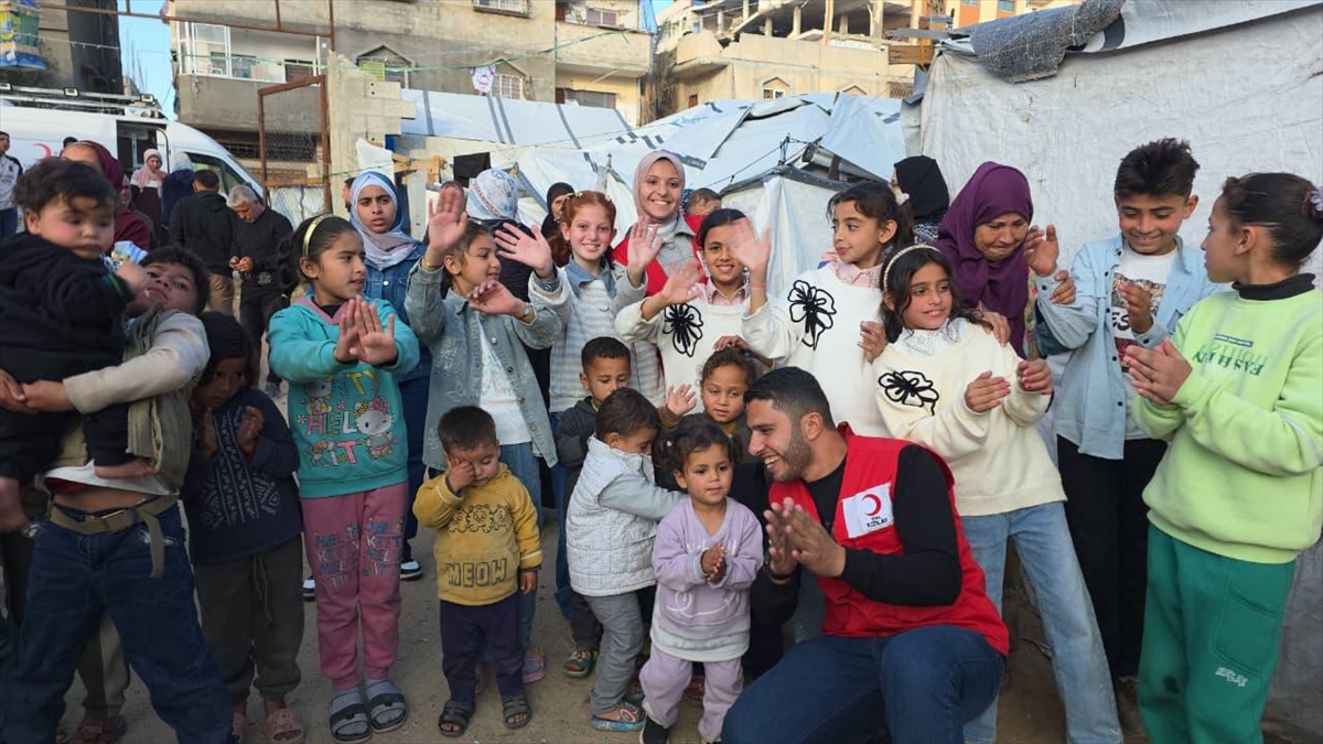 Türk Kızılay, Gazze’de çocuklara yönelik desteklerini sürdürüyor