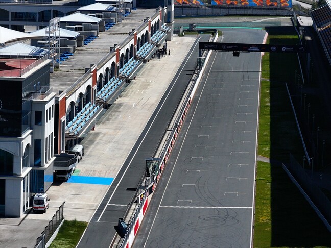Pamje me dron nga pista  Istanbul Park  përpara rikthimit të Formula 1