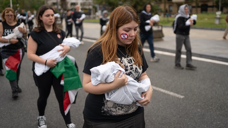 Avrupa'da Filistin'e destek gösterileri düzenlendi