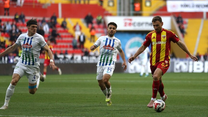 Kayserispor, Çaykur Rizespor'u 2-0 yendi
