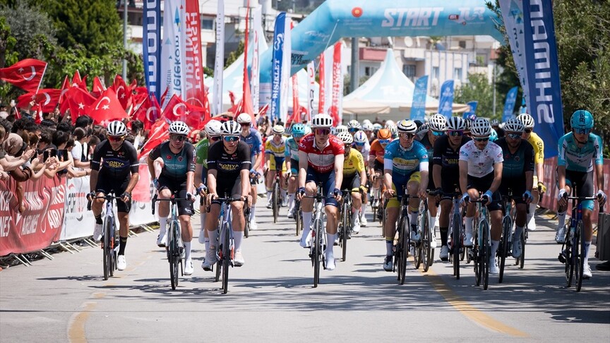 61. Cumhurbaşkanlığı Türkiye Bisiklet Turu'nda Aydın-Marmaris etabı başladı