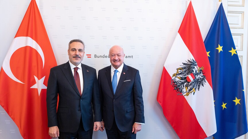 Dışişleri Bakanı Fidan, Avusturya Başbakanı Stocker tarafından kabul edildi