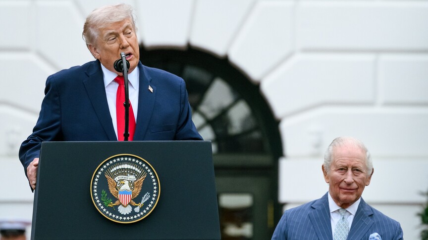 Trump  Mbreti Charles  pajtohet me mua  për qëndrimin mbi Iranin ndaj armëve bërthamore