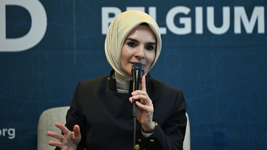 Aile ve Sosyal Hizmetler Bakanı Göktaş'ın Avrupalı Türklerle birlikte