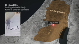 Fanatik Yahudi'nin işgal altındaki Doğu Kudüs'te rahibeyi darbettiği görüntüler ortaya çıktı