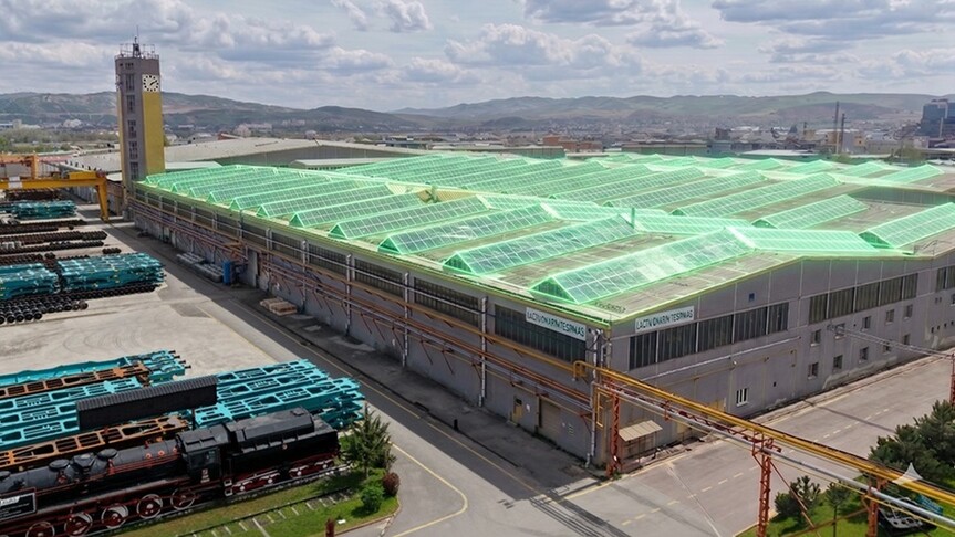 TÜRASAŞ Sivas'ta Güneş Enerjili Stratejik Vagon Üretimi Başlıyor