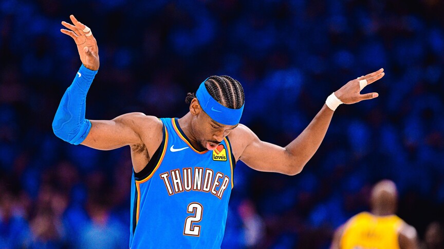 NBA'de Thunder, Lakers'ı 108-90 yenerek seride 1-0 öne geçti