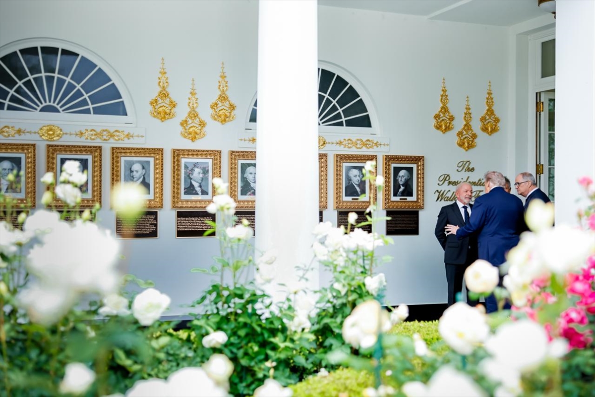 ABD Başkanı Trump ile Brezilya Devlet Başkanı Lula da Silva Beyaz Saray’da bir araya geldi