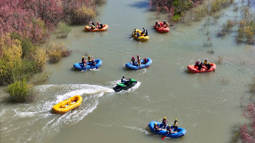 Okul Sporları Rafting Türkiye Şampiyonası Bingöl'de başladı