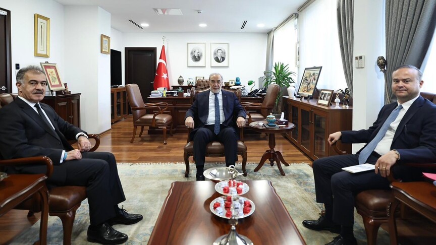 Dışişleri Bakan Yardımcısı Kulaklıkaya, IKBY Dış İlişkiler Departmanı Başkanı Dizayi ile görüştü